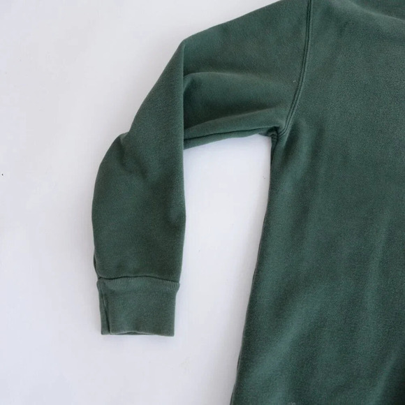 Vintage Croft And Barrow Green Embroidered Reindeer Festive Crewneck Sweater S - Picture 8 of 12